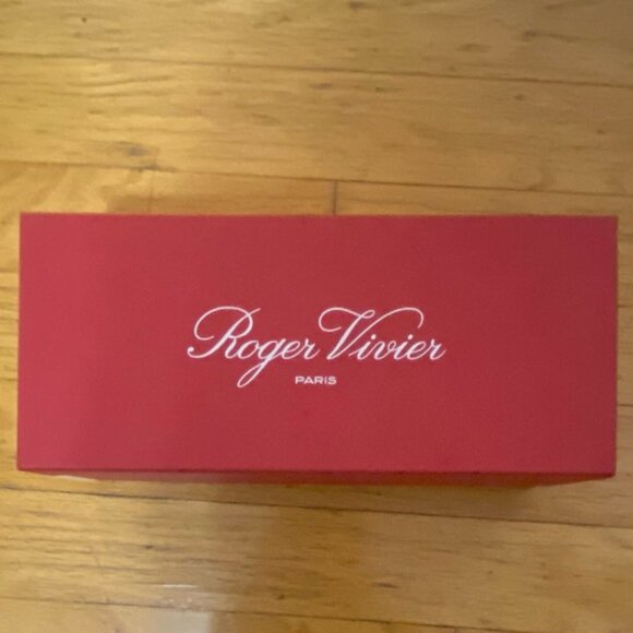 ROGER VIVIER PARIS Empty Shoe Box Gift Box original Tissue Paper 12.5X5.5X4.5 - Picture 7 of 7